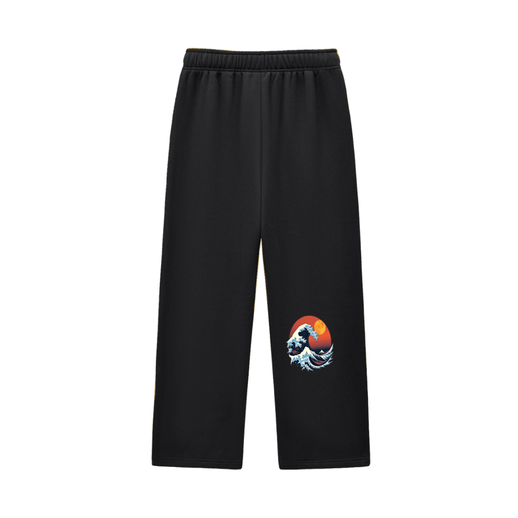 Contrast-Stitched Fleece Sweatpants