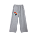 Contrast Tape Straight-Leg Sweatpants